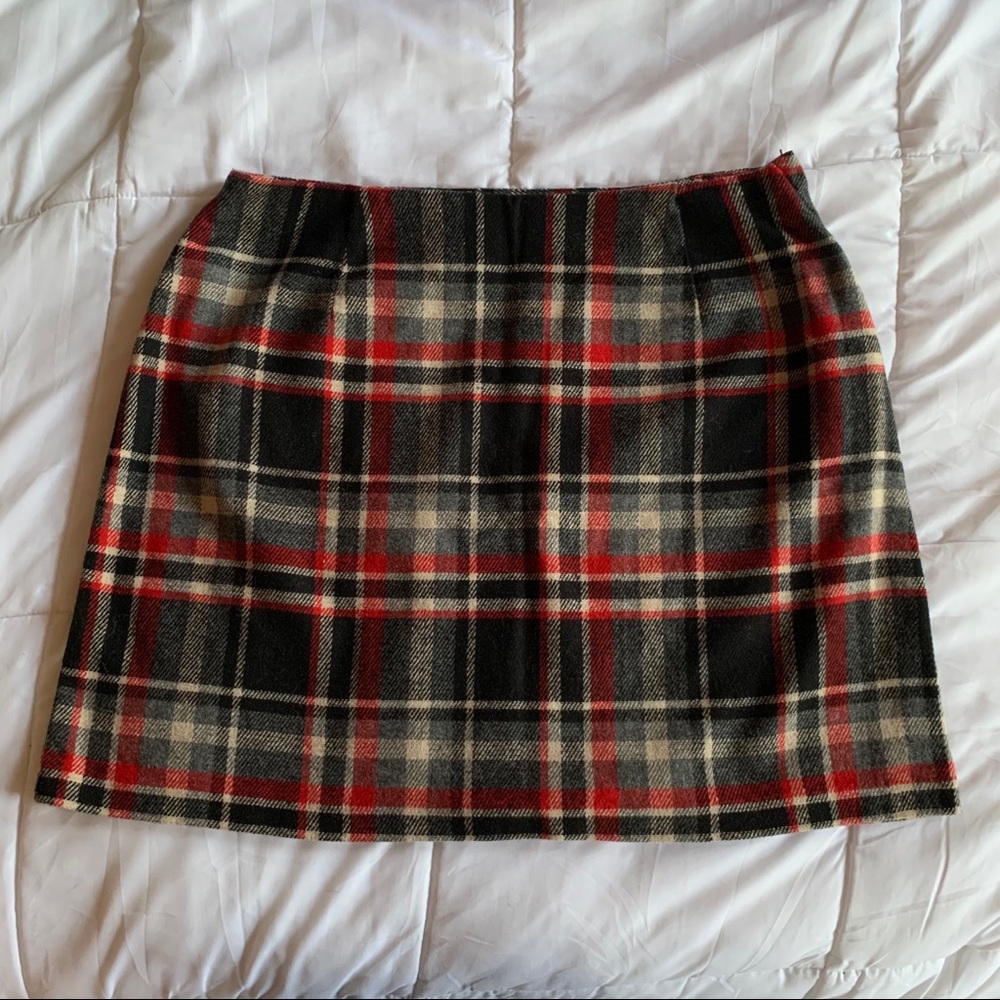 VINTAGE Plaid Bentley Skirt Size 16